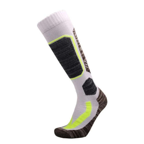 Vekap-Ski-Socks-White-02-Front